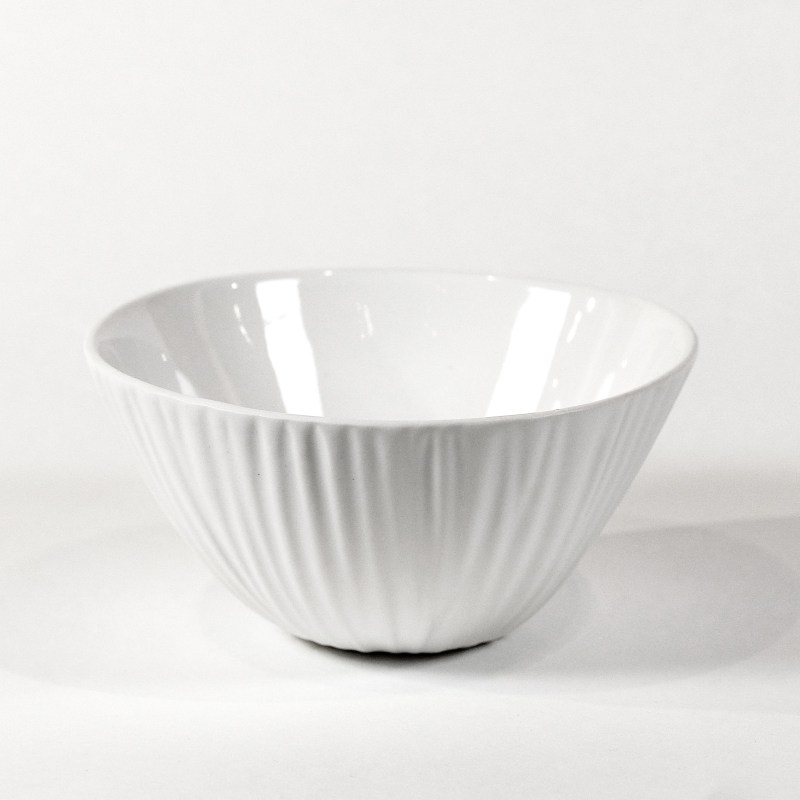 Gunhilde Bowl Swan White Lille