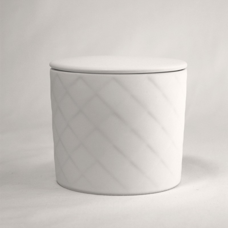 Sibba Canister Swan White Lille